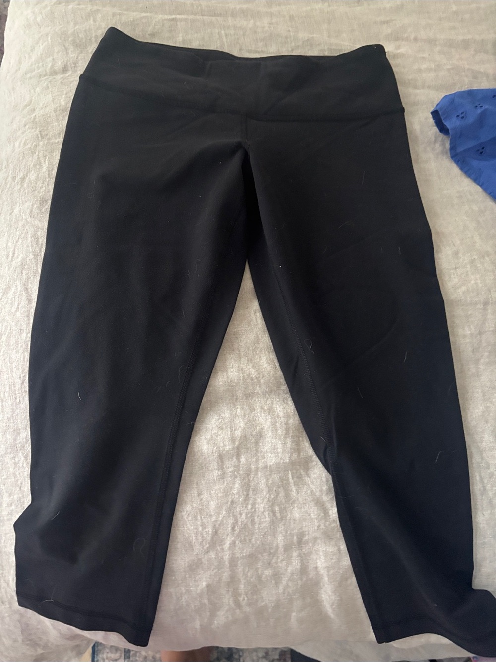 lululemon athletica Black Capri Leggings